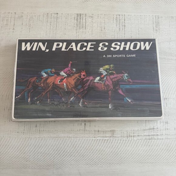 Rare, vintage 1966 Win, Place & Show A 3M Sports Game (Mint!) - Picture 1 of 15